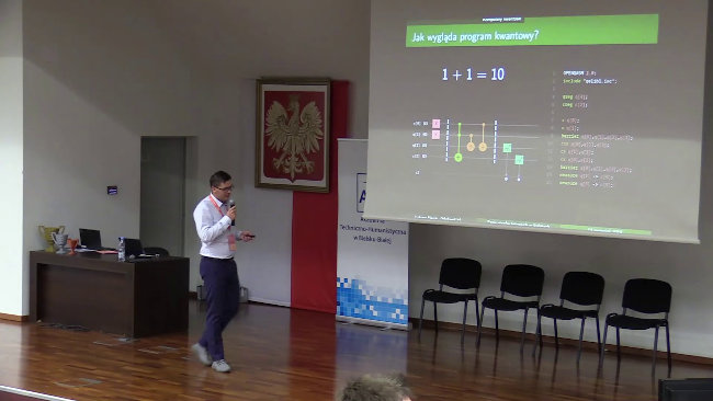 Łukasz Herok: Komputery kwantowe - zapis ciągów bitowych w kubitach